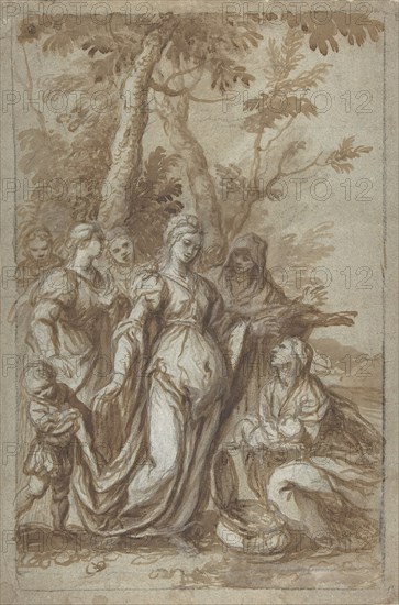 The Finding of Moses, ca. 1671. Creator: Giovanni Stefano Danedi.