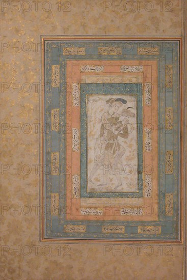Two Youths Romping, late 16th century. Creator: Unknown.