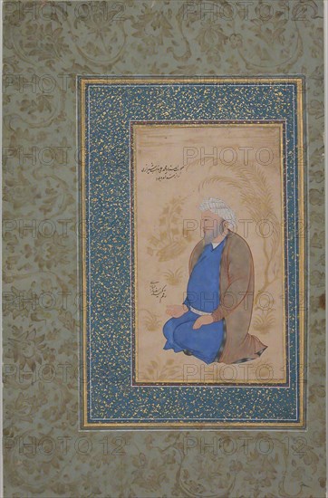 Portrait of Ustad Muhammad Ali, 17th century. Creator: Unknown.