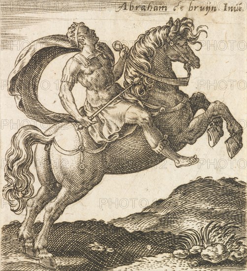 Titus Vespasianus from Twelve Caesars on Horseback, ca. 1565-1587., ca. 1565-1587. Creator: Abraham de Bruyn.