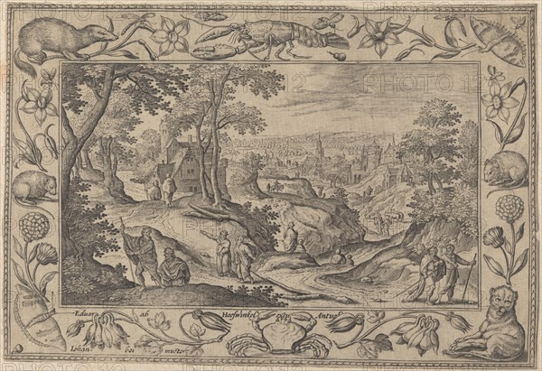 The Sending Out of the Apostles, ca. 1584. Creator: Adriaen Collaert.