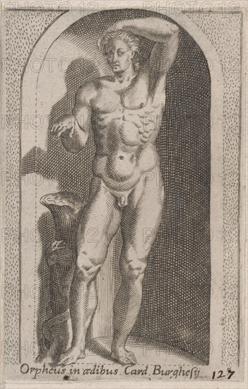 Speculum Romanae Magnificentiae: Orpheus (Orpheus in aedibus Card. Burghesij), 16t..., 16th century. Creator: Anon.