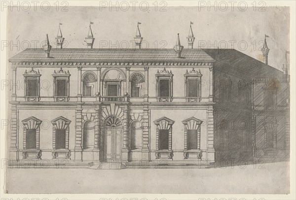 Speculum Romanae Magnificentiae: Villa di Papa Giulio, 1557., 1557. Creator: Anon.