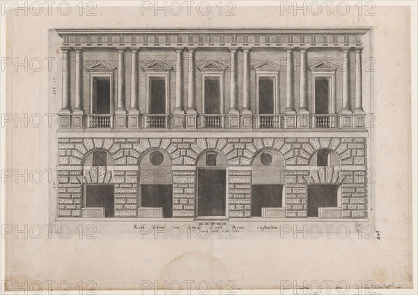 Speculum Romanae Magnificentiae: House of Raphael, 1549., 1549. Creator: Anon.