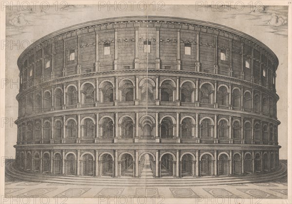 Speculum Romanae Magnificentiae: The Colosseum, 16th century., 16th century. Creator: Anon.