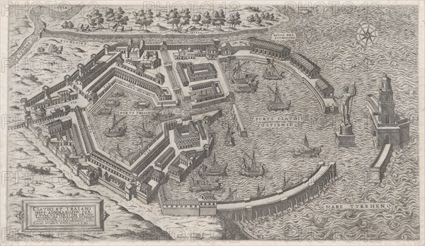 Speculum Romanae Magnificentiae: Port of Rome, 1581., 1581. Creator: Giovanni Ambrogio Brambilla.