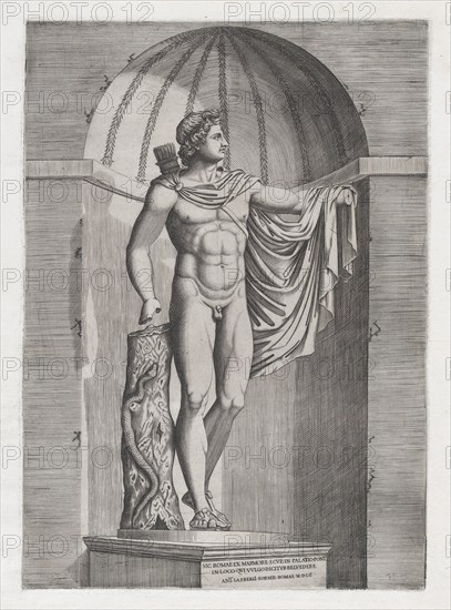 Speculum Romanae Magnificentiae: Apollo Belvedere, 1552., 1552. Creator: Unknown.