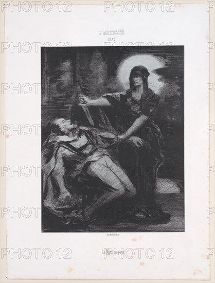 La Mort de peur, 1830-76., 1830-76. Creator: Narcisse Virgile Diaz de la Pena.