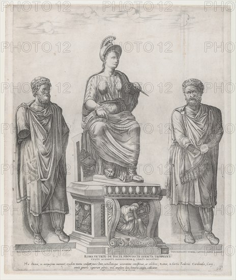 Speculum Romanae Magnificentiae: Roma Victrix, 1549., 1549. Creator: Nicolas Beatrizet.