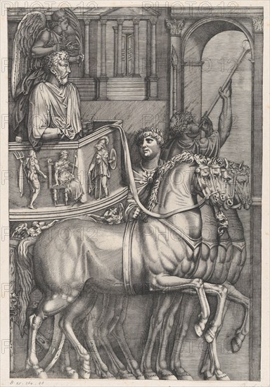 The Triumph of Marcus Aurelius, 1550., 1550. Creator: Nicolas Beatrizet.