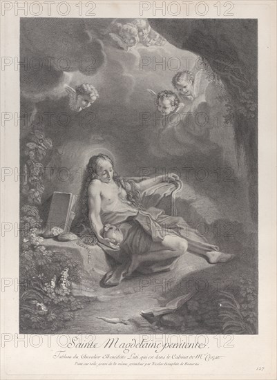 The Penitent Mary Magdalene, ca. 1729. Creator: Nicolas Dauphin de Beauvais.