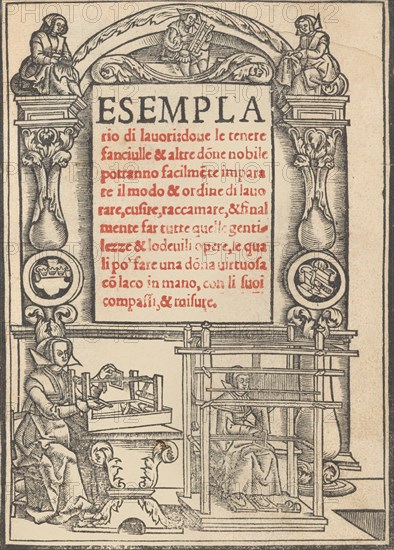 Esemplario di lavori, August 1529., August 1529. Creator: Nicolò Zoppino.