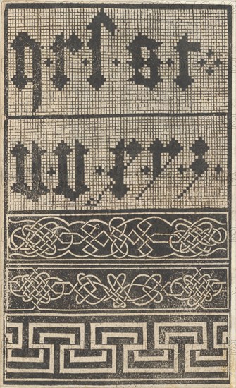 Esemplario di lavori, page 17 (verso), August 1529., August 1529. Creator: Nicolò Zoppino.