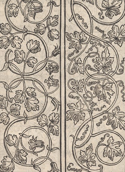 Page from Ein new kunstlich Modelbuch...(Page 15r), 1544., 1544. Creator: Peter Quentel.