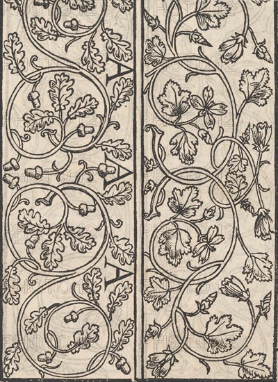 Page from Ein new kunstlich Modelbuch...(Page 16r), 1544., 1544. Creator: Peter Quentel.