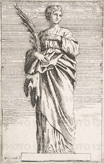 Standing Female Figure, ca. 1739-40., ca. 1739-40. Creator: Pierre Ignace Parrocel.