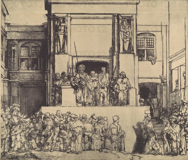 Christ Presented to the People, 1655., 1655. Creator: Rembrandt Harmensz van Rijn.