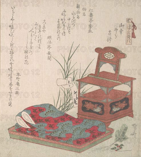 Cabinet for the Toilet and Bed-Clothes, probably 1819., probably 1819. Creator: Shinsai.
