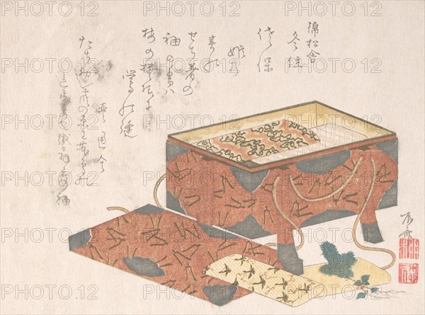 Lacquer Box for Clothes, 19th century., 19th century. Creator: Shinsai.