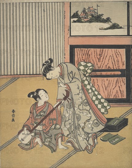 The Music Lesson. Creator: Suzuki Harunobu.