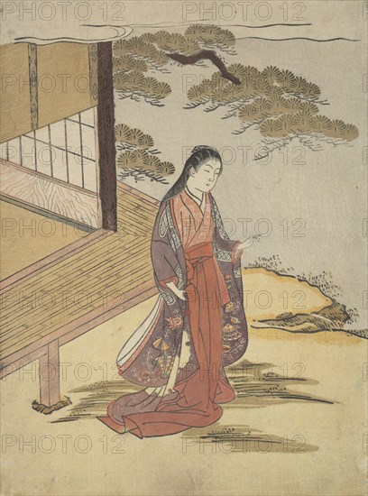 Lady Komachi. Creator: Suzuki Harunobu.