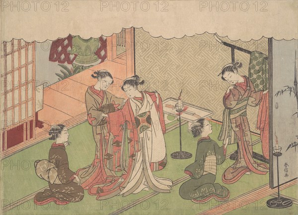 The Marriage Ceremony, probably 1768., probably 1768. Creator: Suzuki Harunobu.