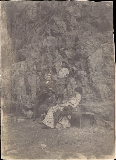 [William H. Macdowell and Margaret Eakins in Saltville (or Clinch Mountain), Virginia],..., 1880-82. Creator: Attributed to Thomas Eakins.