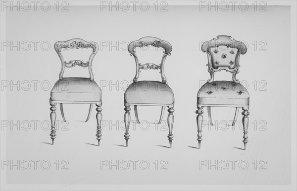 Specimens of Furniture in the Elizabethan & Louis Quatorze Styles. Adapted for Mod..., 19th century. Creator: Thomas King.