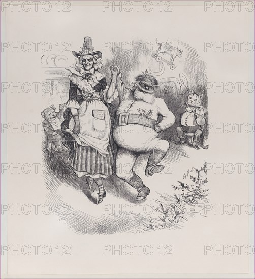 A Merry Christmas, January 3, 1880., January 3, 1880. Creator: Thomas Nast.