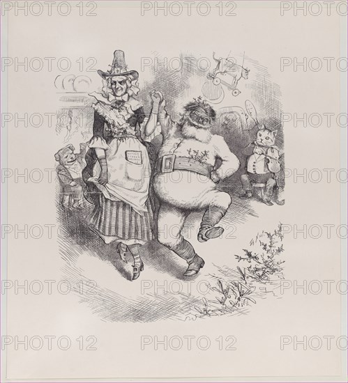 A Merry Christmas, January 3, 1880., January 3, 1880. Creator: Thomas Nast.