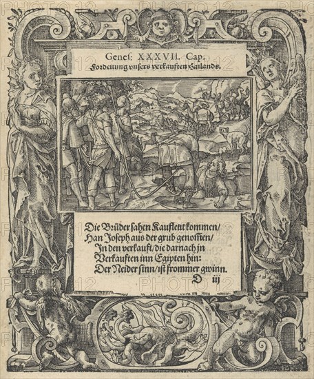 Neue Künstliche Figuren Biblischer Historien, 1576., 1576. Creator: Tobias Stimmer.