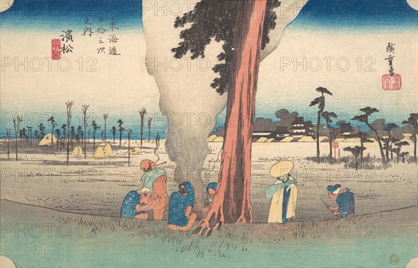 Hamamatsu, Toko no Zu, ca. 1834., ca. 1834. Creator: Ando Hiroshige.