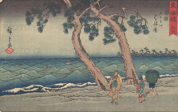 Hamamatsu, 19th century. Creator: Ando Hiroshige.