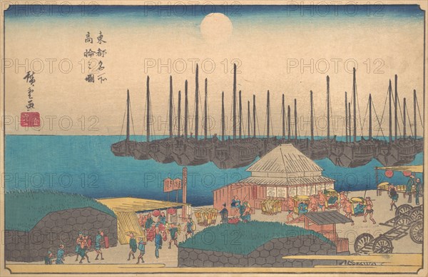 Takanawa no Zu, ca. 1841., ca. 1841. Creator: Ando Hiroshige.
