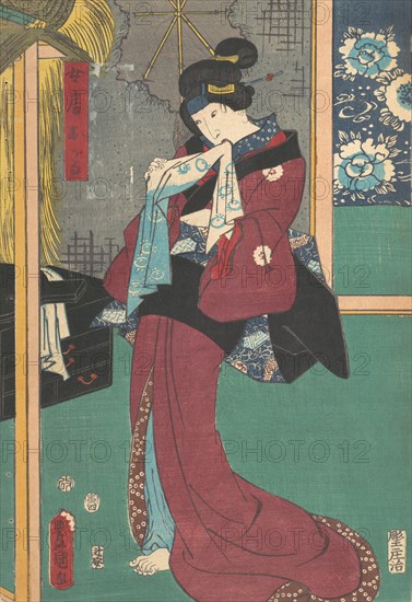 Print, 19th century., 19th century. Creator: Utagawa Kunisada.