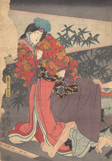 Print, 19th century., 19th century. Creator: Utagawa Kunisada.