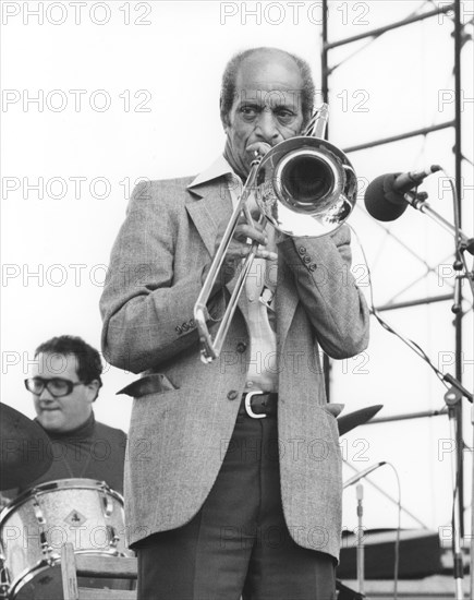 Vic Dickenson, Capital Radio Jazz Festival, Alexandra Palace, London, 1979.