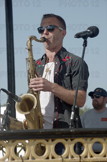 Ben Somers, The Coalminers, Jazz on the Vine, Sevenoaks, Kent, 13 Sep 2020.