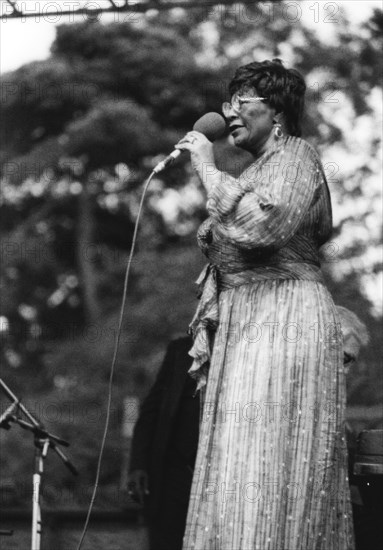 Ella Fitzgerald, Capital Radio Jazz Festival, Knebworth, Herts, 1981.