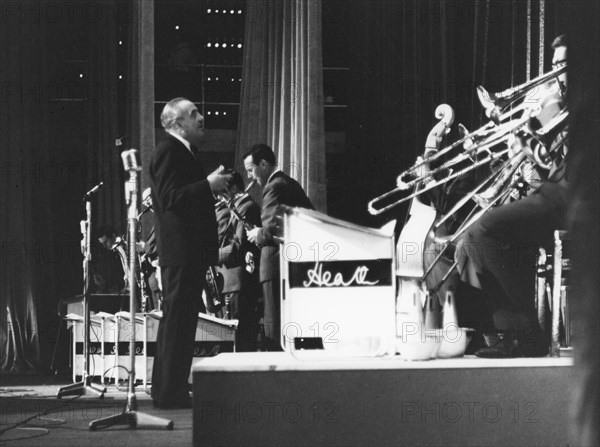Ted Heath and His Music, Nat King Cole concert, Shepherd's Bush, London, 1963.