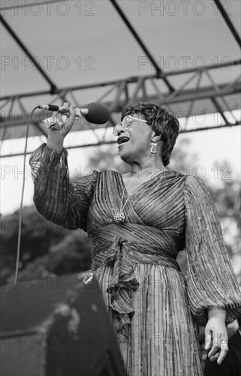 Ella Fitzgerald, Capital Jazz Festival, Knebworth, Herts, July 1981.