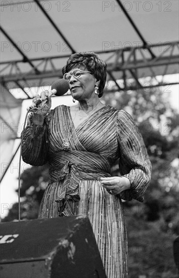 Ella Fitzgerald, Capital Jazz Festival, Knebworth, Herts, July 1981.