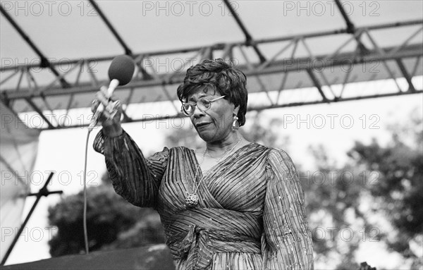 Ella Fitzgerald, Capital Jazz Festival, Knebworth, Herts, July 1981.