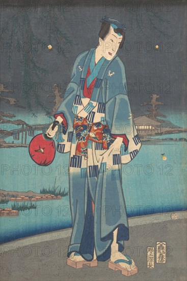 Modern Genji - Firefly Viewing (Imayo genji shiken hotaru asobi), 1861.