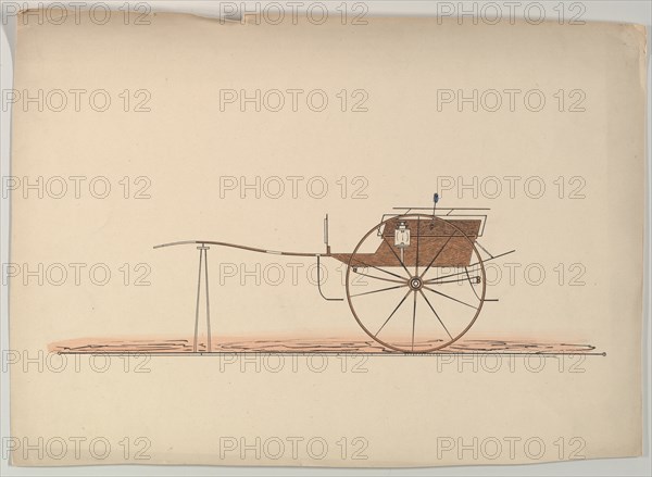 Design for Village Cart, 1850-74.