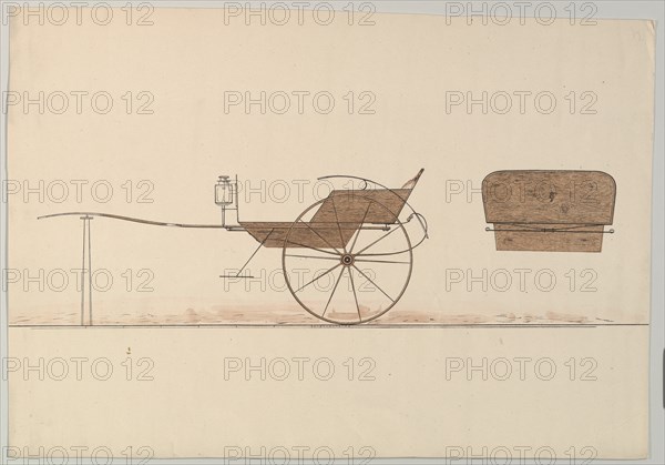 Design for Village Cart, 1850-74.