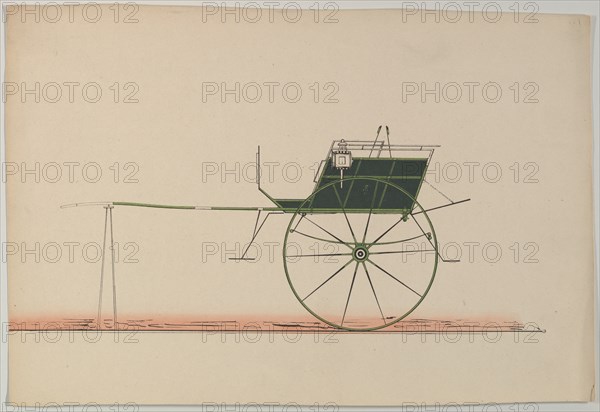 Design for Whitechapel Cart, 1850-74.