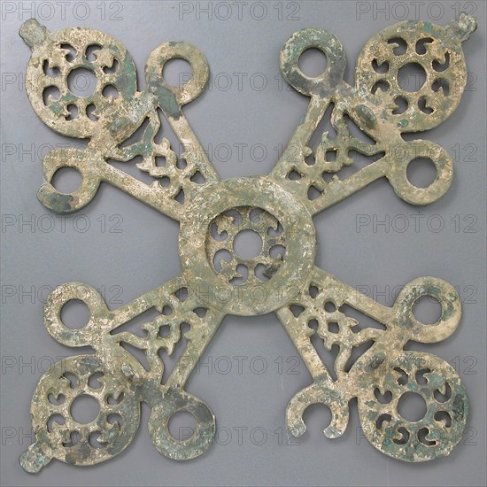 Cross-Shaped Hanging Lamp, Byzantine, 14th century.