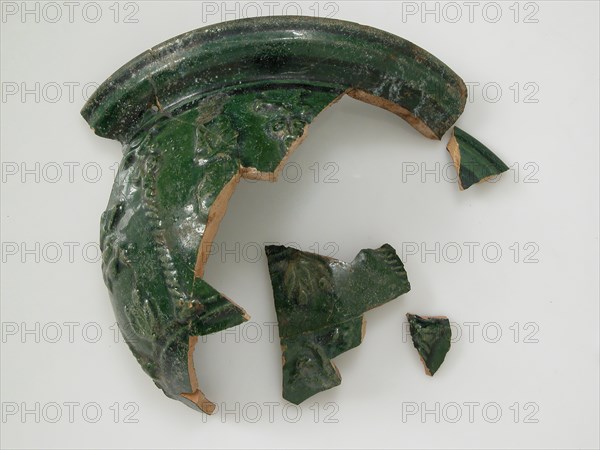Fragments of a Bowl, Coptic, 4th-7th century.