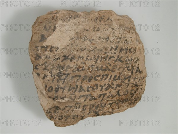 Ostrakon with a Letter, Coptic, 580-640.
